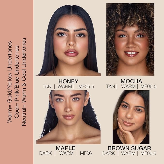 bellapierre Mineral Foundation SPF 15 - Loose Powder Foundation | Vegan & Cruelty Free Natural Makeup | Full Coverage Matte Finish | Hypoallergenic | Oil & Talc Free - 0.32 Oz - Maple