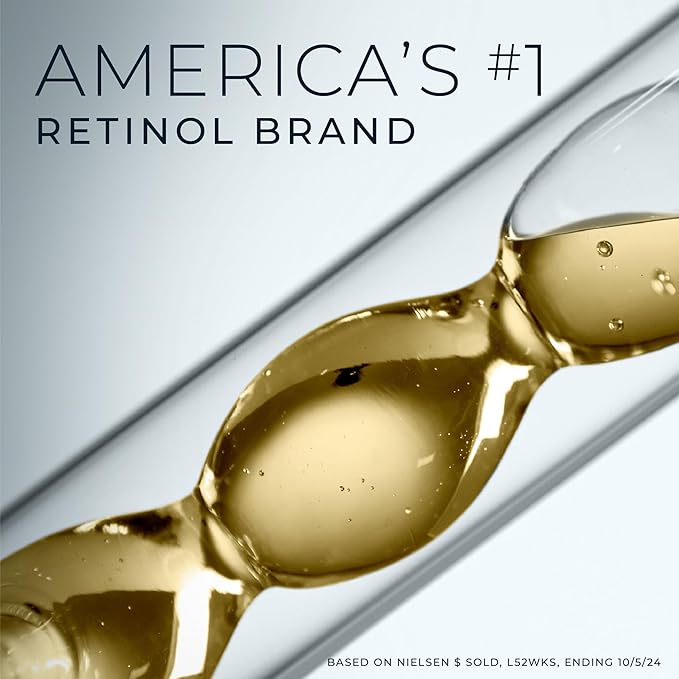 RoC Retinol Correxion Anti-Aging Wrinkle Night Serum, Retinol Serum for Face, Daily Treatment for Fine Lines, Post Acne Scars, 80 Capsules (Limited Edition Value Set), Unscented