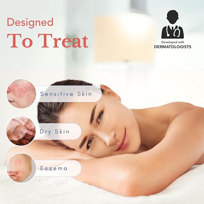 Theraplex Hydrolotion - Dermatologist-Recommended Eczema Lotion, Best Lotion for Severely Dry Skin, Body Lotion without Chemicals, Hypoallergenic, 24-Hour Hydration for Sensitive Skin 2 Pack