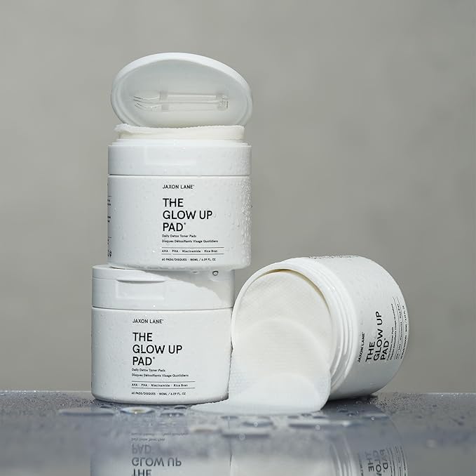 Rice Toner Pads Korean Skin Care Daily Exfoliating Pads for Face: THE GLOW UP Centella AHA PHA Niacinamide Brightening Toner for Mens Skincare, Facial Cleansing, Acne Pores, Dark Spots & Skin Radiance