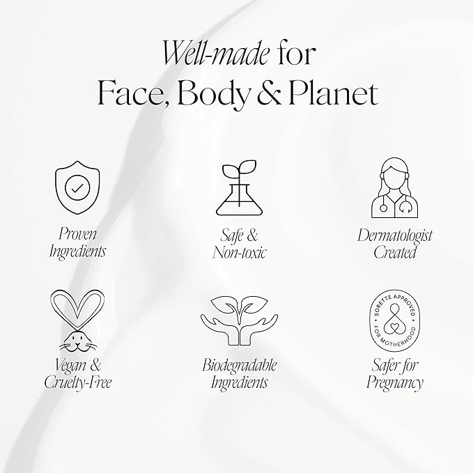 Doctor Rogers Body Cream. Hydrating Unscented Moisturizer for Dry Skin, with Shea Butter, Squalane, Ceramide, & Glycerin Moisturizing Lotion, 6.8 Ounce (200 ml)