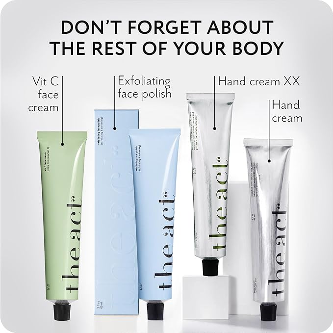 THE ACT Solid Coconut Body Butter – Organic Vegan Moisturizer with Shea & Almond Oils – Melts in Hands – Massage Balm for Dry Skin – Natural Skincare for Women & Men – 6 oz with Spatula