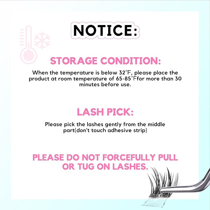 GAQQI Self Adhesive Eyelashes Clusters, No Glue Lash Clusters 10-16mm Wispy & Wet Cluster Lashes, No Band Press On Lashes, More Comfortable & Stronger Hold (Rabbit）