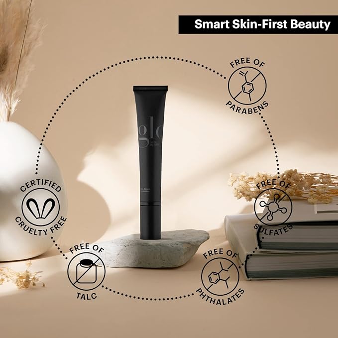 Glo Skin Beauty Satin Cream Foundation Makeup for Face, Beige Medium - Full Coverage, Semi Matte Finish, Conceal Blemishes & Even Skin Tone