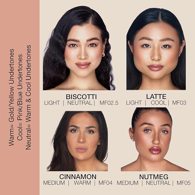 bellapierre Mineral Foundation SPF 15 - Loose Powder Foundation | Vegan & Cruelty Free Natural Makeup | Full Coverage Matte Finish | Hypoallergenic | Oil & Talc Free - 0.32 Oz - Nutmeg