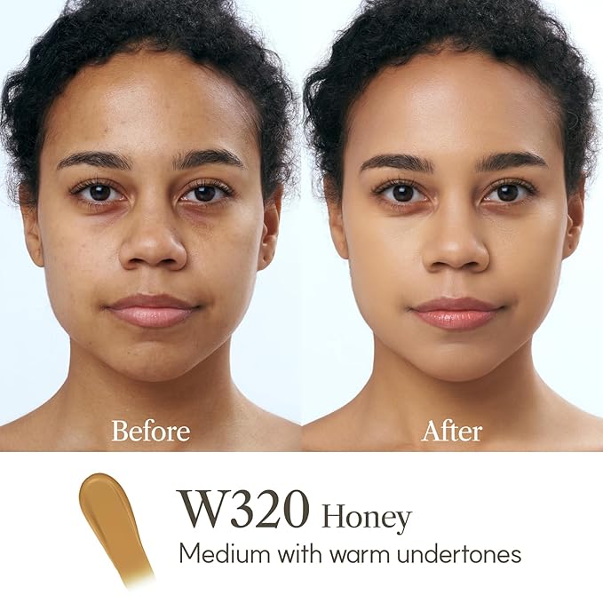 THE FACE SHOP Ink Lasting Liquid Foundation, Full Coverage, 72‑Hour Wear Semi‑Matte Finish, Makeup with Bakuchiol, W210 Warm Sand, 0.84 Fl. Oz.