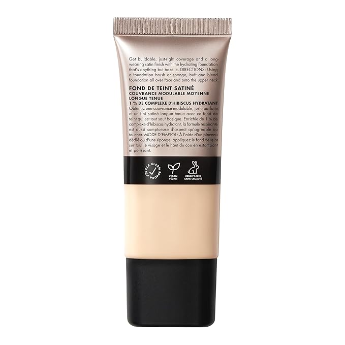 e.l.f. Soft Glam Foundation, Medium Coverage, Long-Lasting & Buildable Foundation For A Smooth, Satin Finish, Vegan & Cruelty-Free, 11 Fair Neutral