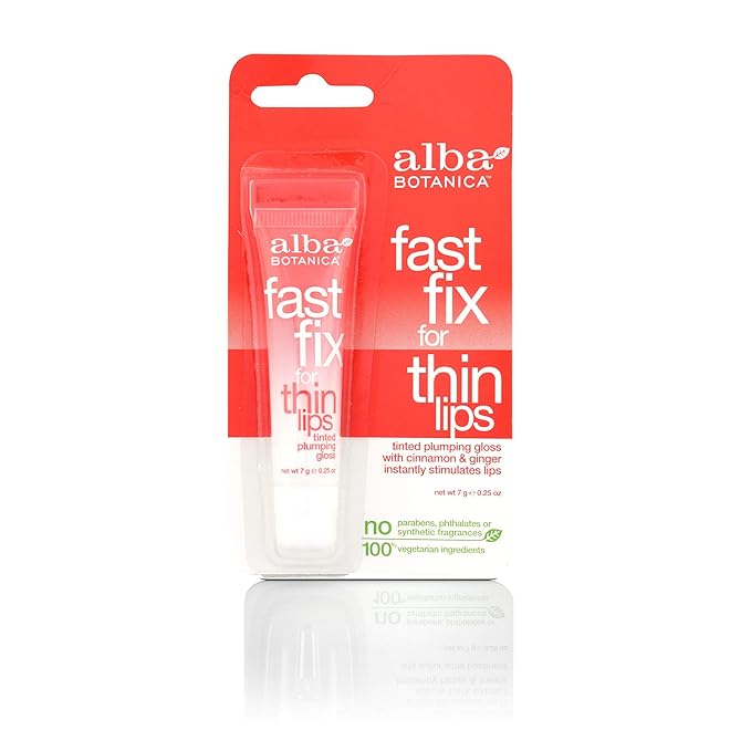 Alba Botanica Fast Fix for Thin Lips, 0.25 oz.