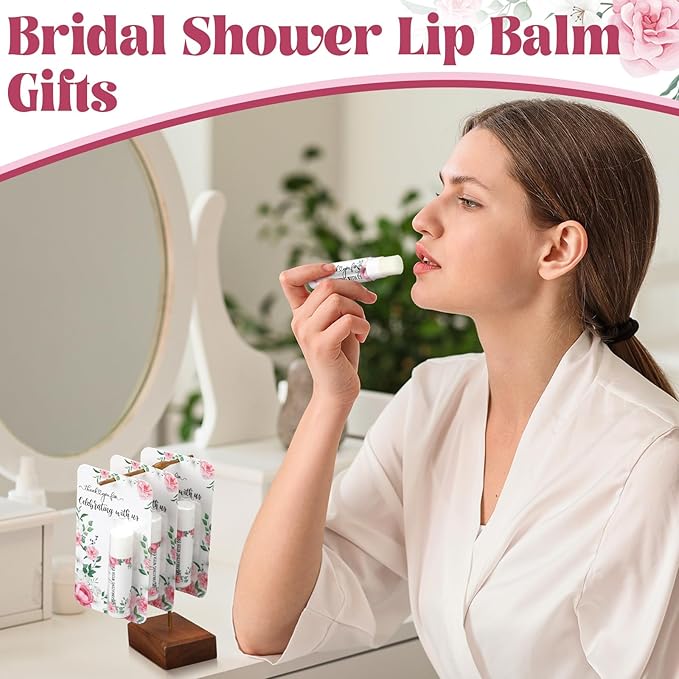 30 Pack Thank You Gift Lip Balm Bulk Bridal Shower Favors Bridal Shower Favor Lip Care Set Bachelorette Party Favors Baby Shower Favor Thank You Appreciation Gift for Guest Basket Gift Stuffer