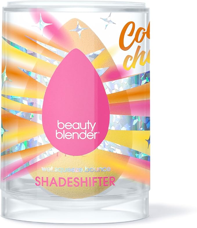 Beautyblender® | Beam Color Changing Beauty Blender Makeup Sponge, Super-Soft Foam Easily Blends Foundations & Creams, Made in USA, Reusable, Washable, Streak Free Application, Heat Activated
