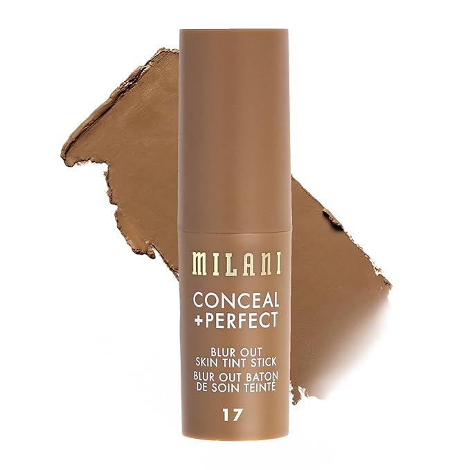 Milani Conceal + Perfect - Skin Tint Stick, Blur Out Tinted Moisturizer Makeup, Shade 017