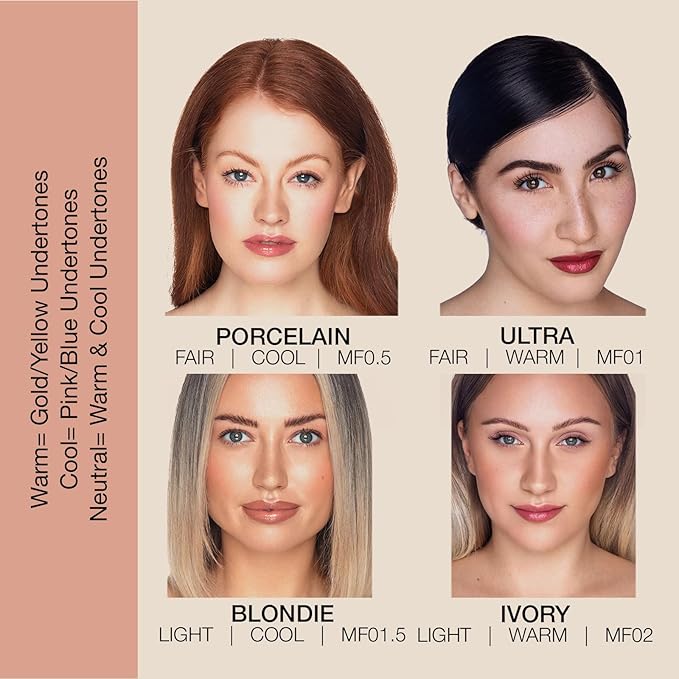 bellapierre Mineral Foundation SPF 15 - Loose Powder Foundation | Vegan & Cruelty Free Natural Makeup | Full Coverage Matte Finish | Hypoallergenic | Oil & Talc Free - 0.32 Oz - Café