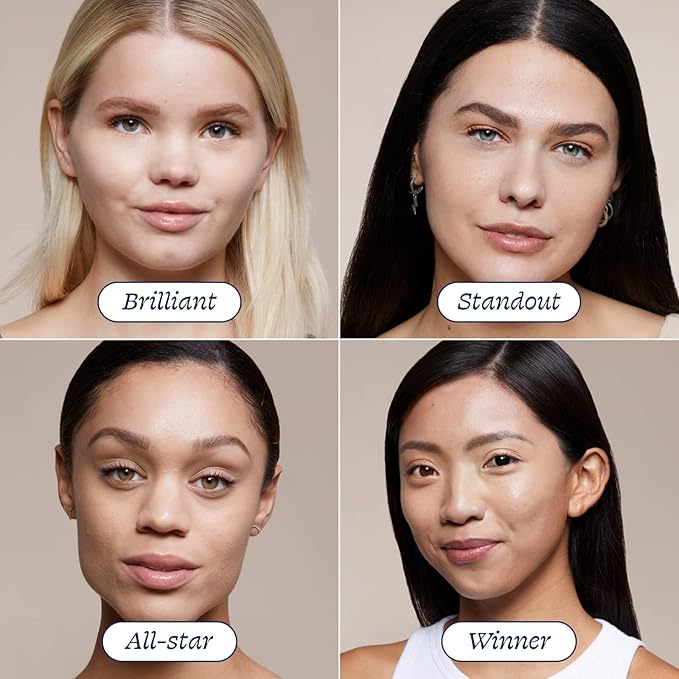 Alleyoop Game Face Concealer Makeup, Lightweight to Medium Buildable Coverage Under Eye Concealer, For Blemishes, Crease-proof and Hydrating with Aloe Stem Cell, Smooth Second Skin Finish - Standout