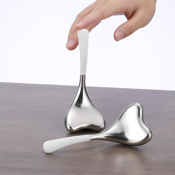 2-in-1 Gua Sha Cryo Sticks, Facial Skin Care Tools for Women Face and Eyes Massage, Unbreakable Stainless Steel Esthetician Supplies, Cooling Spa Ice Globes Roller with Carry Case