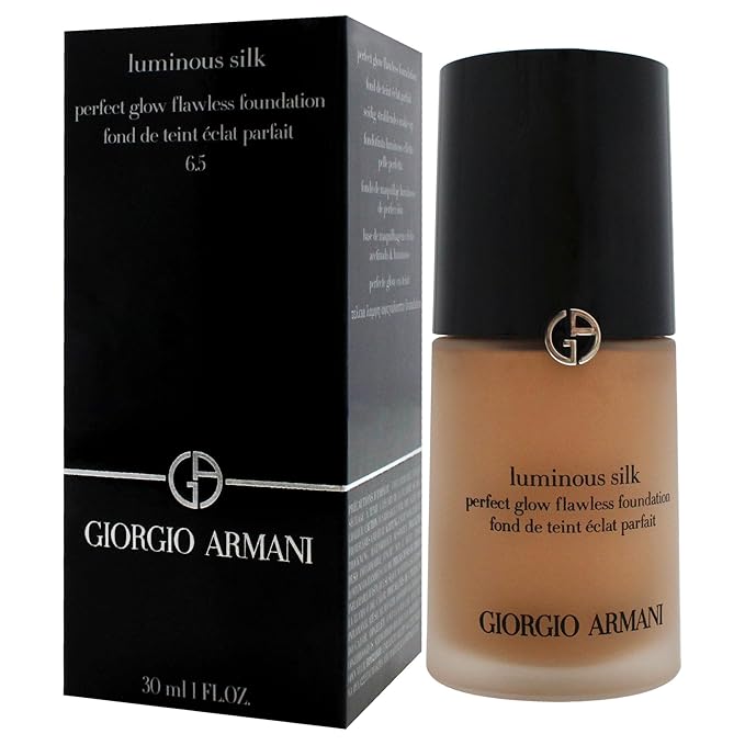 Luminous Silk Foundation - 6.5 Medium to Tan-Neutral by Giorgio Armani for Women - 1 oz Foundation