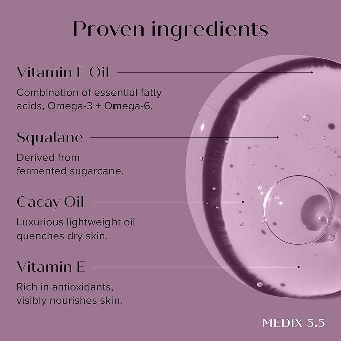 MEDIX Anti Aging Skin Care 3PC Set | Retinol Body Cream + Exfoliating AHA Glycolic Acid Foaming Face & Body Wash + Vitamin F Booster Serum, Wash + Treat + Hydrate Skincare Set