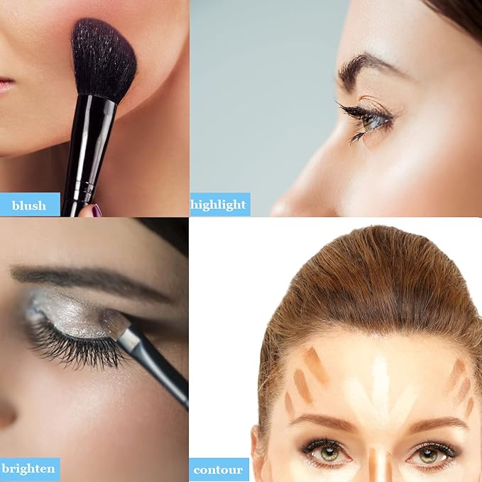 82 Vibrant Shades Makeup Palette - Matte, Shimmers, Glitters, Blush, Highlighter, Contour - Highly Pigmented Beauty Kit for Eye and Face - Perfect for Creating Bold and Unique Looks