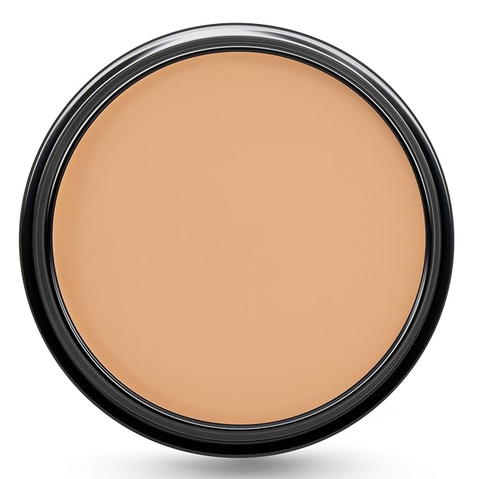 Graftobian HD Glamour Crème Foundation 1/2oz, Weightless Full Coverage Makeup, 65 Inclusive Shades, For All Skin Types, Natural or Full-Glam Looks, For Professionals and Beginners (Spiced Latte)