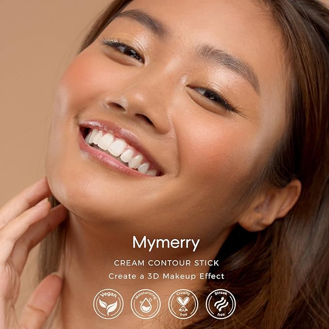 2Pcs Contour Stick Makeup，Cream Blush for Cheeks, Contour Stick + Blush Stick for Dewy Makeup Look，Long-Wear & Hydrating Formula | Contour Stick + Blossom Blush for Light to Light Medium…