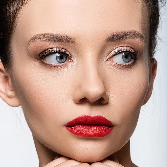 Natural Lashes 7MM Extra Short Eyelashes Natural Cat Eye Lashes 10 Pair False Eyelashes Wispy Eye Lashes Pack C Curl Strip Lashes 3D Volume Short Lashes Siligli Eyelashes