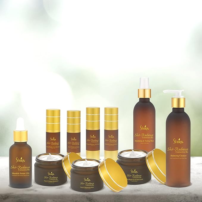 Shira Shir Radiance Corrective RX Instant-Lift Collagen Light-Weight Eye Serum Reduces Dark Circles Dullness Fine Lines and Wrinkles (30ml)