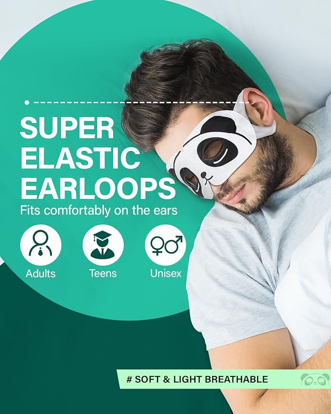 3D Steam Eye Masks for Dry Eyes, 20-Pack Warm Eye Mask, Relief Eye Fatigue & Dark Circle, Heat Sleep Eye Mask for Puffy Eyes, Disposable Eye Mask, Moist Hot Compress Eye Patch for Sleeping, Unscented