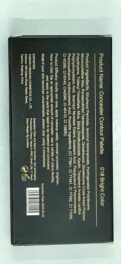 6 Colors Correcting Concealer Palette, Makeup Cream Contour Palette with Brush, Contouring Foundation Highlighting Concealer Palette for Conceals Dark Circles, Redness, Acne, Blemish