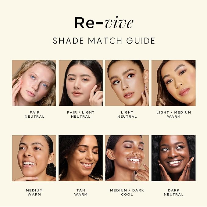 HALEYS Weightless Longwear Concealer (Medium - Warm), Re-vive, Medium to Full Coverage, Gripping Concealer, Fast-setting, All-Day Wear, Spot Concealing, Brightens, Streak-free, Light-diffusing, V+CF