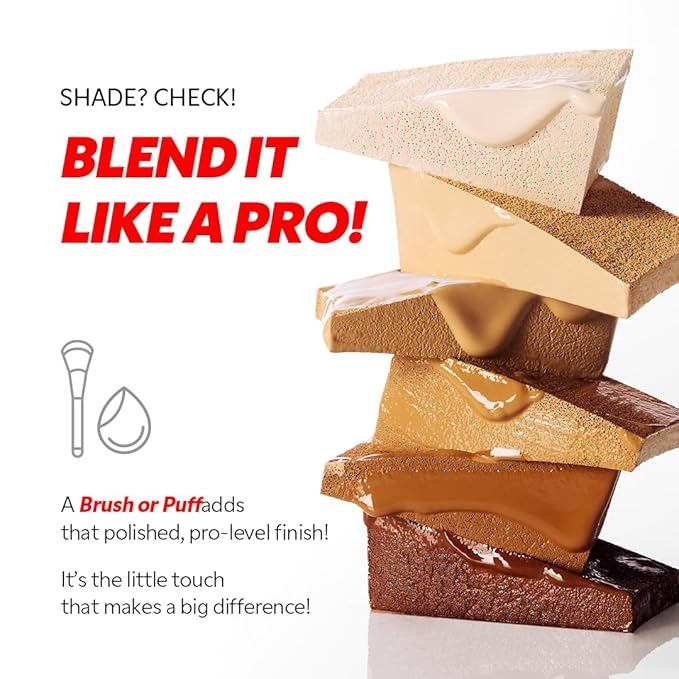 TIRTIR Mask Fit Red FoundationㅣLong Lasting Flawless Coverage, Energy Essence, Lightweight, Hydrating, Pore-Blurring, Breathable Satin Finish, Makeup, Radiant Skin, #39W Caramel, 1.01 Fl Oz