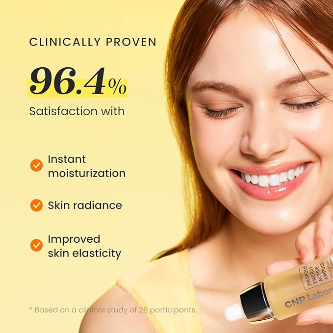 CNP Honey Glow Serum - Hyaluronic Acid & Propolis for Hydrating, Anti-Aging, Centella Soothing Serum, for Sensitive Skin, Korean Skin Care (1.18 fl. oz)