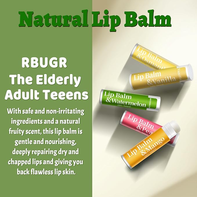 84 Pack of Lip Balm, 12 Flavored Lip Balms Natural Organic Vitamin E Lip Balm Pack for Dry Cracked Lips, Moisturising Lip Balm Bulk Gifts Stocking Stuffers Party Favors(4.2g/0.15oz)