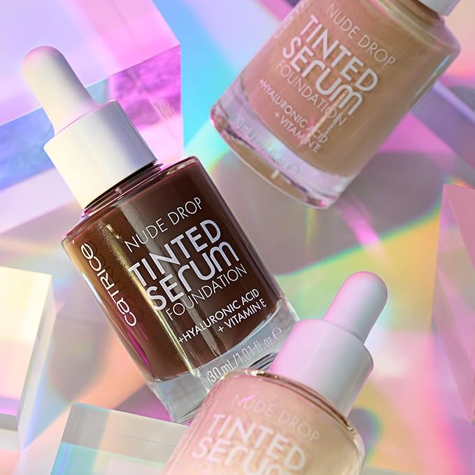 Catrice | Nude Drop Tinted Serum Foundation | Lightweight, Hydrating, Buildable Coverage | Enriched with Hyaluronic Acid & Vitamin E | Vegan & Cruelty Free (004N)