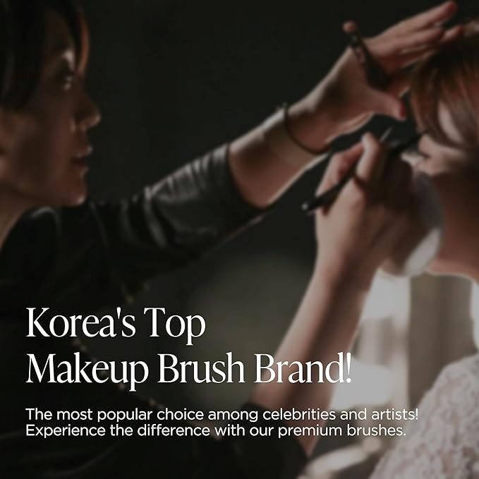 Korean Piccasso Brush FB11 Spatula Brush – Professional Foundation Brush for Liquid Makeup, Flat and Soft Bristles for Seamless Application, Ideal for Liquid Foundation and Cream Face Makeup