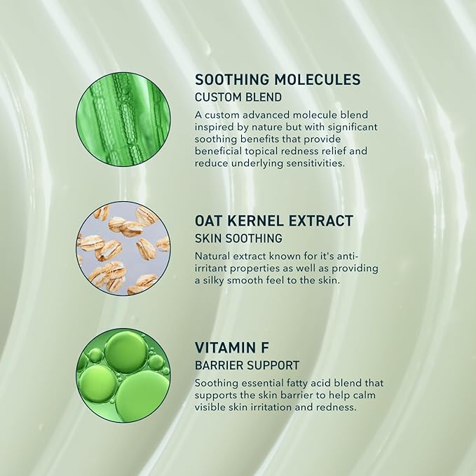 Skin Redness Reform, Calming Serum for Face. Advanced Clinical Optical Corrector for Redness and Discomfort. Soothing Face Serum with Oat Extract for Sensitive Skin. 1oz Pump