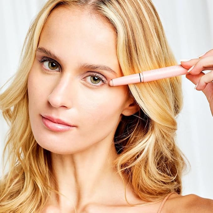 Palladio Waterproof Eyeshadow Stick with Blending Sponge, Long Lasting & Effortless Application, Smudge Free & Crease Proof Formula, Matte & Shimmer Shades, Buildable Eye Shadow (Matte Rose)