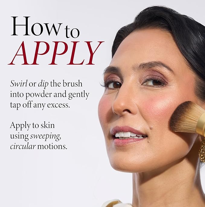 LAURA GELLER NEW YORK Retractable Black Kabuki Brush for Liquid, Cream and Powder Face Makeup With Aluminum Handle