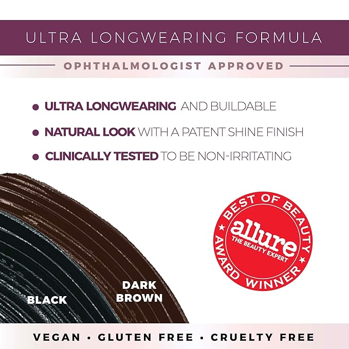 Blinc Original Tubing Mascara, Natural looking Lengthening, Ultra-Longwearing Washable, Vegan, Gluten-Free and Cruelty-Free, Black, 9mL / 0.30 Fl. OZ