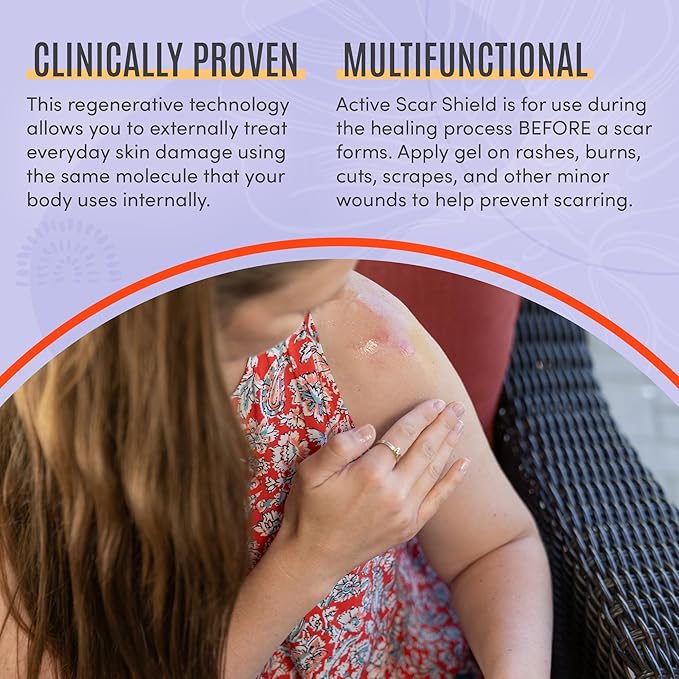 Active Skin Repair Scar Shield Hydrogel