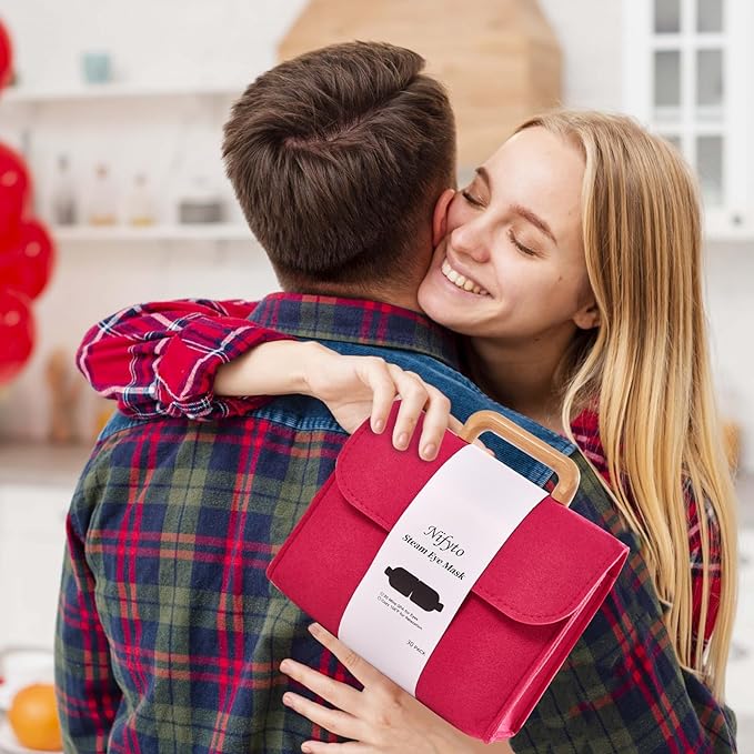 30PCS Steam Eye Mask, Unscented, Travel Bag, Self-Heating Eye Mask, Eye SPA Mask, Relieve Eye Strain Fatique, Dark Circles,Puffiness-Barbie Pink(30pcs)…