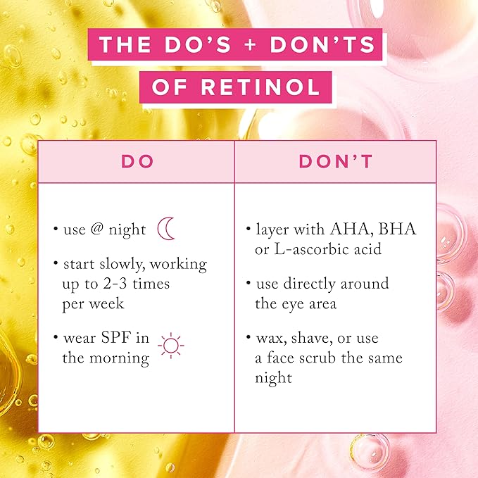 Farmacy Retinol Serum for Face - 1% Vitamin A Anti Aging - Resurfacing Wrinkle Formulated with Encapsulated Retinol + Ceramide NP to Prevent Moisture Loss + Replenish Skin Barrier (30ml)