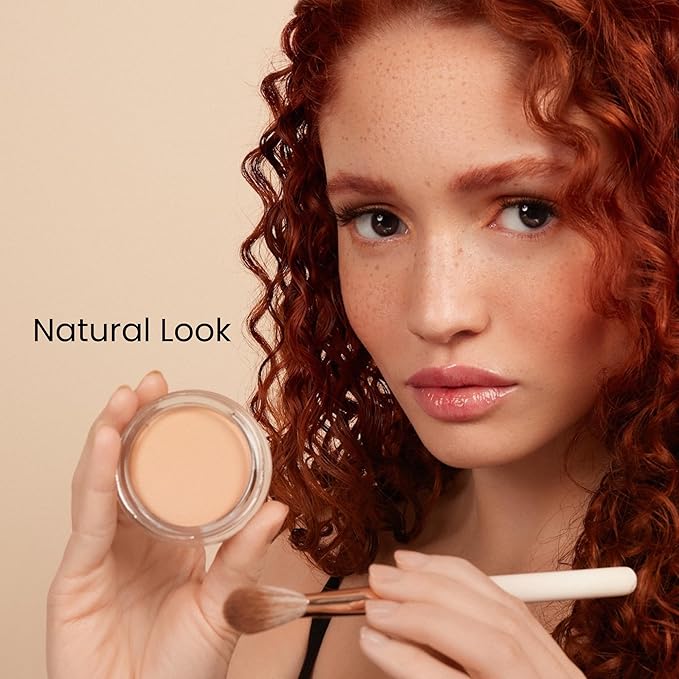 Monika Blunder Beauty - Blunder Cover Foundation, Concealer - Shade: 2.5 - Zwei.5 - Light, Warm Undertones - Clean Beauty, All-In-One, Cruelty-Free, Vegan - 0.62 oz