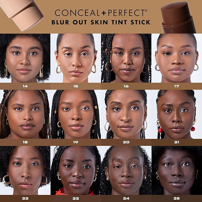 Milani Conceal + Perfect - Skin Tint Stick, Blur Out Tinted Moisturizer Makeup, Shade 003