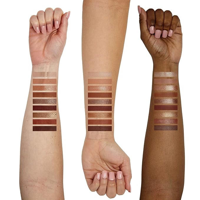 Sigma Beauty On-the-Go Eyeshadow Palette - Spicy - 9 Bold Eyeshadow Shades in Matte, Shimmer and Metalic Finishes - Highly Pigmented Vegan Eye Makeup Palette - Clean Beauty Products