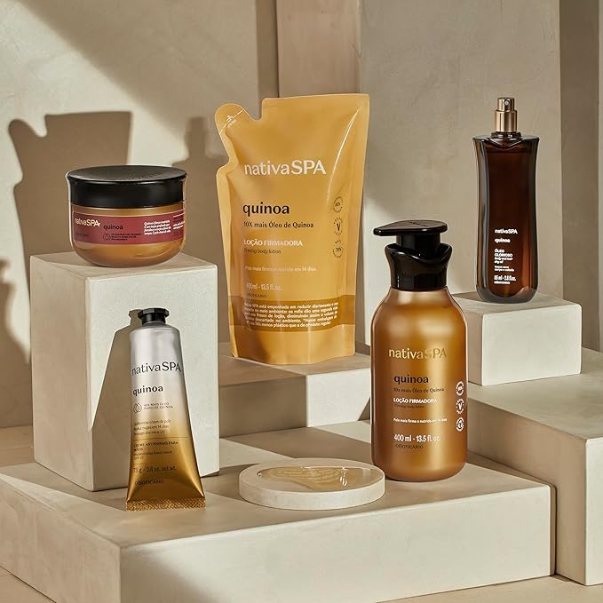 Nativa SPA by O Boticario Quinoa Hydrating Body Lotion, Fragranced Skin Moisturizer with Purified Quinoa Drops, 13.5 Ounce