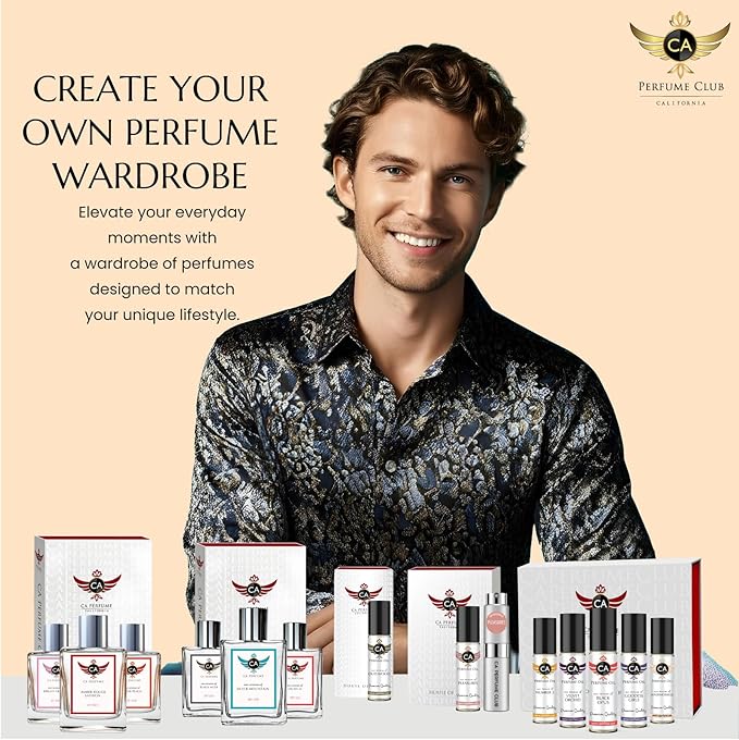 CA Perfume Impression of Le Male For Men Fragrance Body Oil Roll-On 0.3 Fl Oz/10ml