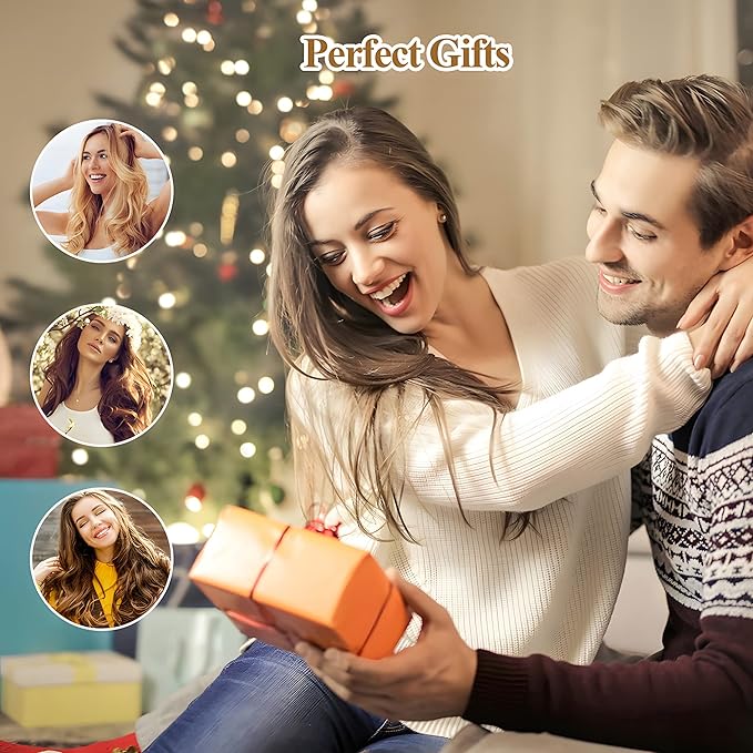 Aimin Hair Heatless Hair Curlers No Heat, Heatless Curls Overnight Blowout Rods, No Heat Hair Curlers To Sleep In, Soft Flexi Rods For Long Hair, Thick Curling Rod Styling Tools(20pcs black)