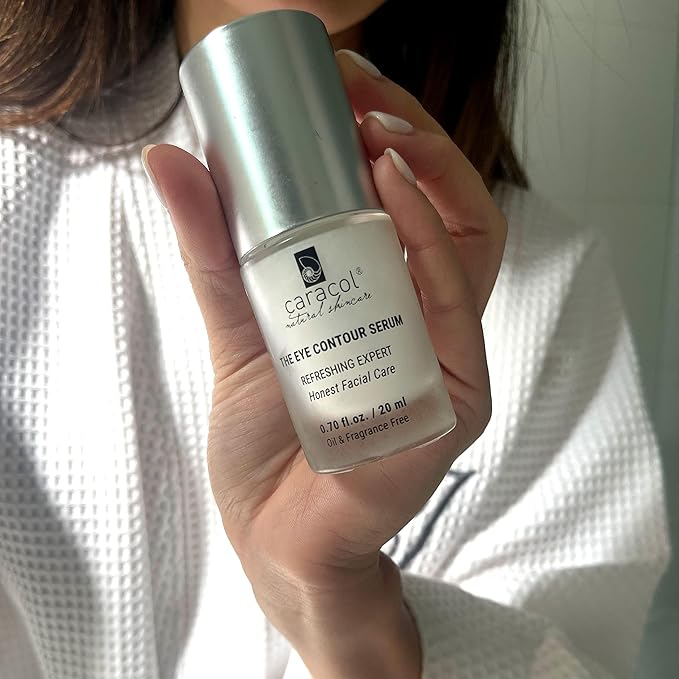 Revitalizing Eye Serum w/Snail Secretion Filtrate, Vitamin E, Chamomile & Aloe Vera - Under Eye Care for Moisturizing and Hydrating - No Parabens & No Sulfates (0.70 fl. oz)