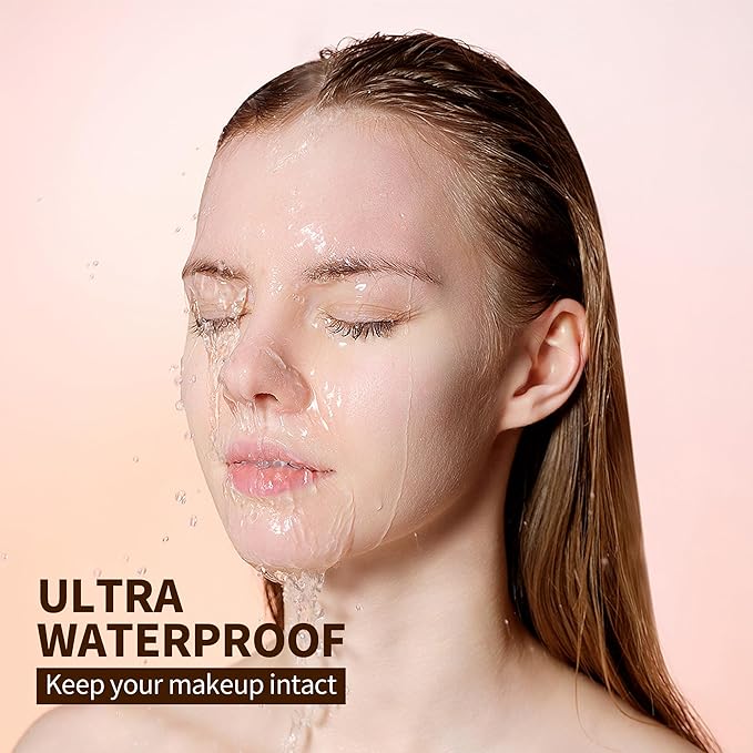 FV Full Coverage Liquid Foundation, Lightweight & Concealing, Long Lasting Matte Foundation Makeup with Flawless Finish, Oil Control Waterproof Foundation for Oily Skin (Toffee Matte)