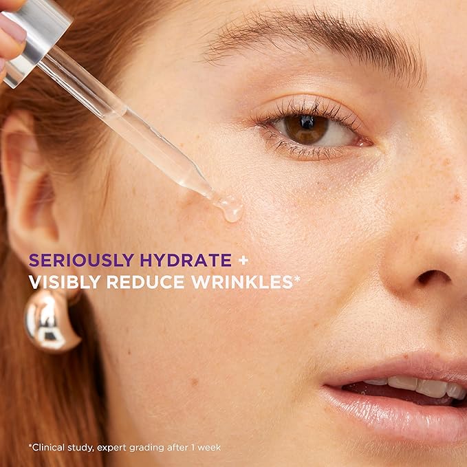 L'Oreal Paris Revitalift 1.5% Pure Hyaluronic Acid Face Serum, Hydrate & Reduce Wrinkles, Fragrance Free 1.7 oz