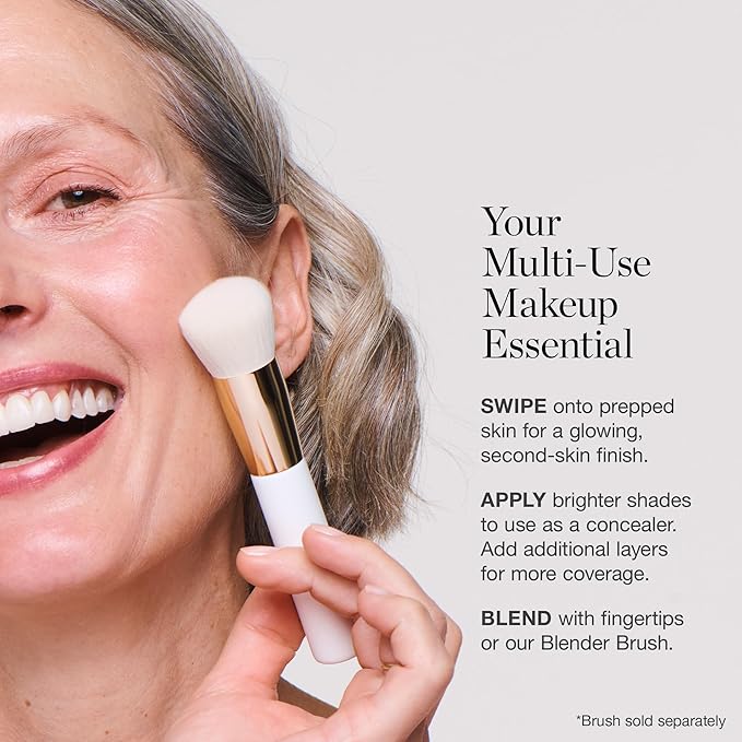 Ogee Sculpted Complexion Foundation Stick (Palmetto 2.80N - Medium Light Tan, Olive Undertones) Full Coverage Foundation Makeup - Instantly Balance & Even Complexion - 70% Organic Ingredients